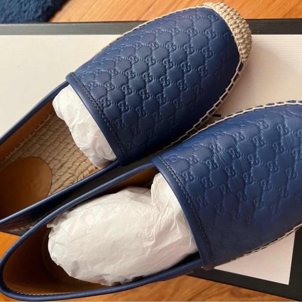 Leather Authentic Gucci Espadrilles